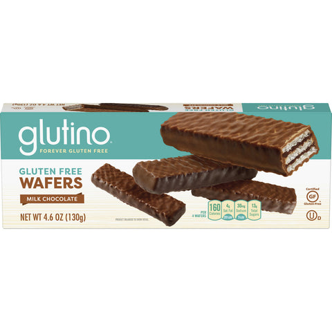 Glutino Chocolate Coated Chocolate Wafers (12x4.6 Oz)