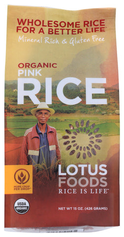 Lotus Foods Madagascar Pink Rice (6x15 Oz)