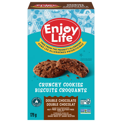 Enjoy Life Crunchy Double Chocolate Cookies (6x6.3 Oz)