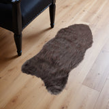 24" X 36" X 1.5" Chocolate Faux Sheepskin - Area Rug