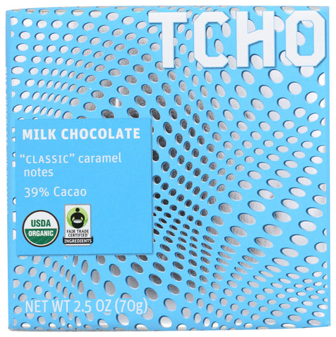 Tcho Classic Milk Chocolate Bar (12x2.5 OZ)