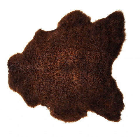 24" X 36" Chocolate Calfskin - Area Rug