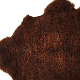 24" X 36" Chocolate Calfskin - Area Rug