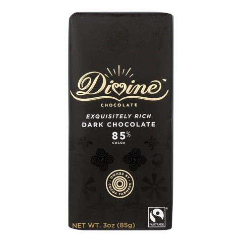 DIVINE 85% DRK CHOCOLATE ( 12 X 3 OZ   )