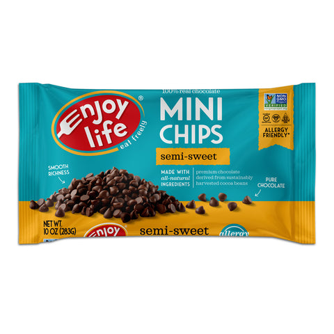 Enjoy Life Foods Semi-Sweet Chocolate Chips Gluten Free (12x10 Oz)