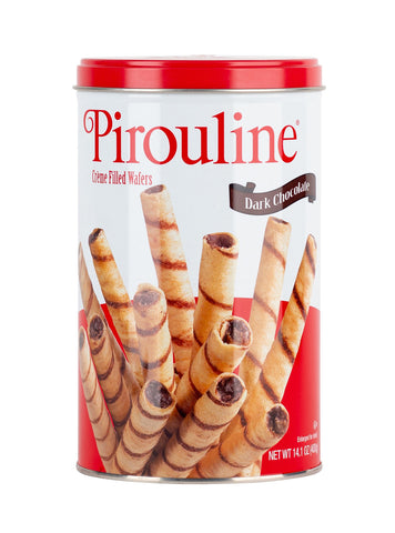 De Beukelaer Pirouline Rolled Wafers Dark Chocolate (6x14Oz)