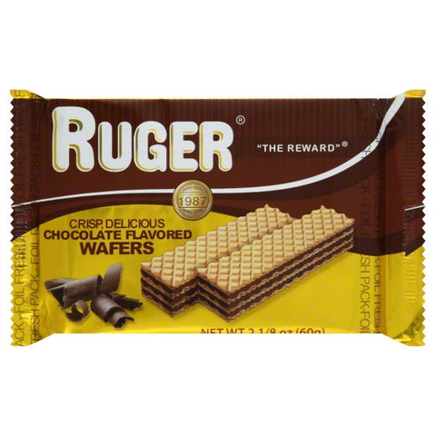 RUGER WAFER CHOCOLATE ( 12 X 2.12 OZ   )