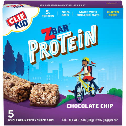 Clif Kid Zbar Protein Chocolate Chip (6x5 PACK)