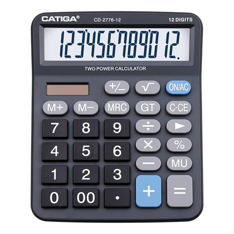 PREM CMRL 12 DIG CALC BLK