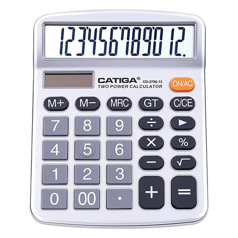 12 DIGITS CALCULATOR SLV