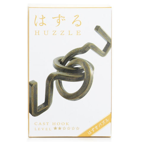 Hanayama | Hexagon Hanayama Metal Brainteaser Puzzle Hook Rated Level 1 - 75*119*45 mm