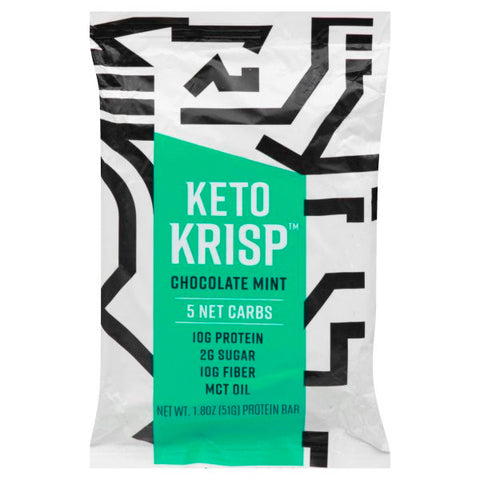 KETO CHOCOLATE MINT BAR  ( 12 X 1.8 OZ   )