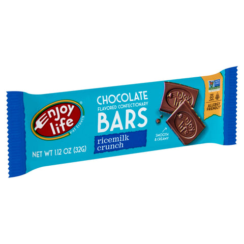 Enjoy Life Foods Milk Chocolate Crispy Rice Bar (24x1.4 Oz)