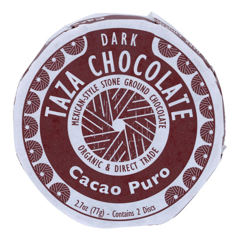 Taza Chocolate Cacao Puro, Drk Choc, 70% Cacao (12x2.7 OZ)