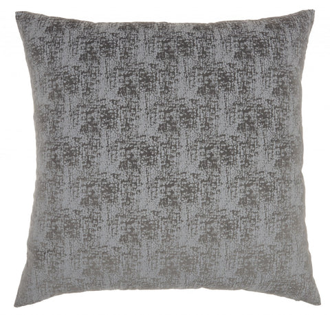 22" Slate Gray Abstract Throw Pillow