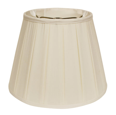 20" Ivory Slanted English Box Shantung Lampshade