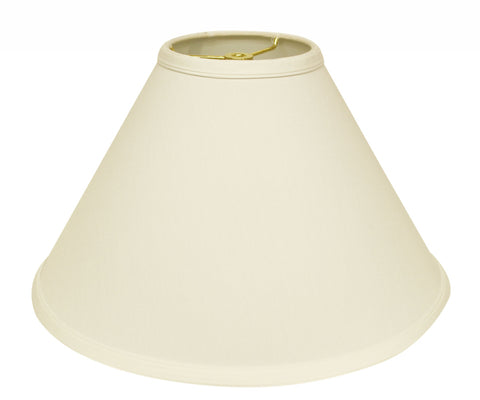 17" Ivory Deep Cone Slanted No Slub Lampshade