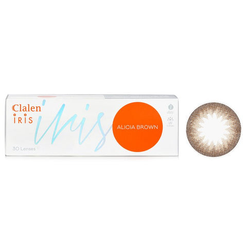 1 Day Iris Alicia Brown Color Contact Lenses -0.00 - 30pcs